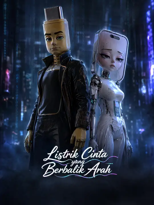 Poster Listrik Cinta yang Berbalik Arah