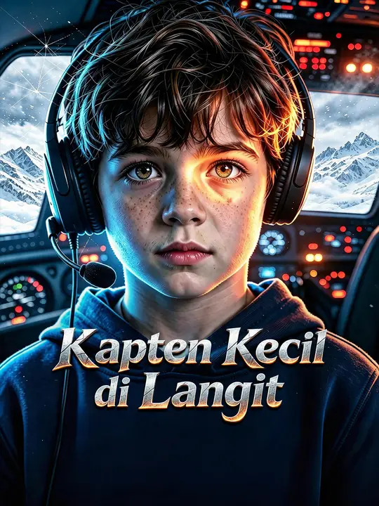 Poster Kapten Kecil di Langit