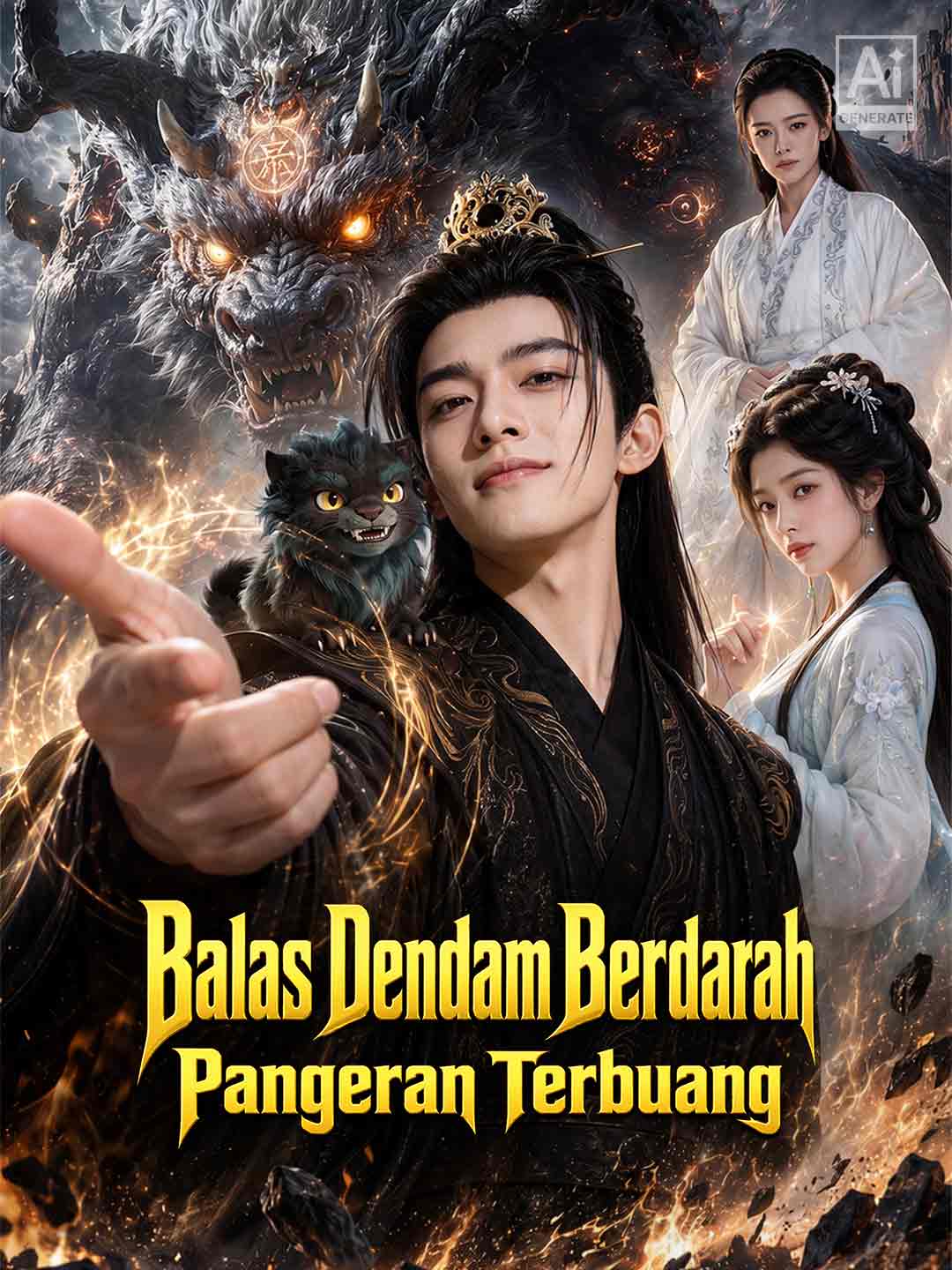 Poster Balas Dendam Berdarah Pangeran Terbuang
