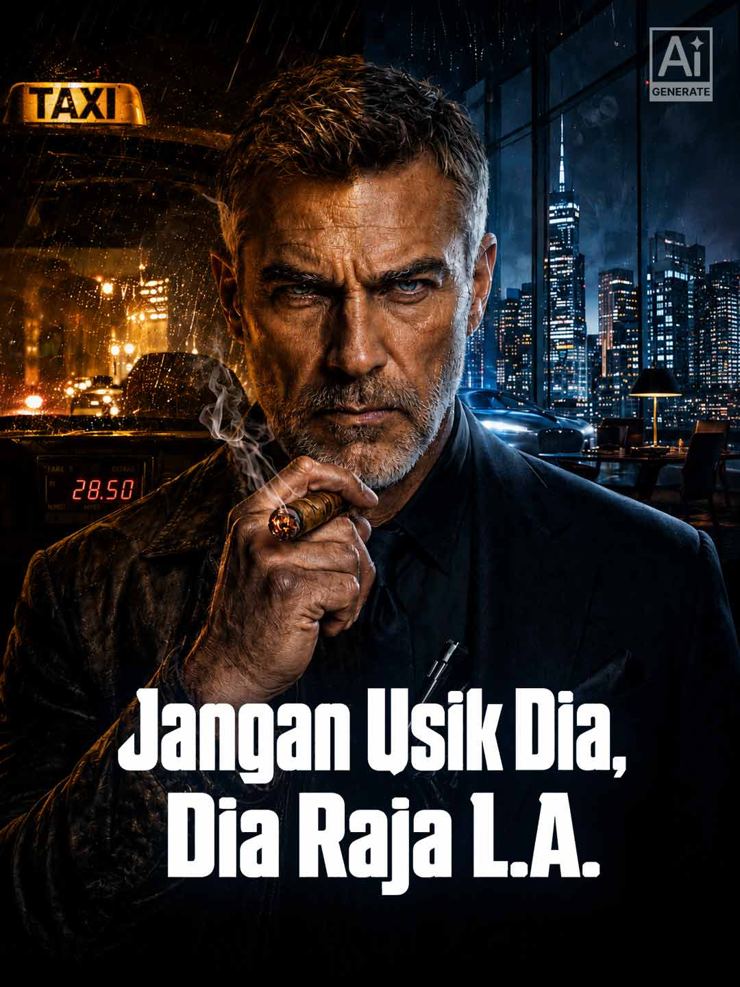 Poster Jangan Usik Dia, Dia Raja L.A